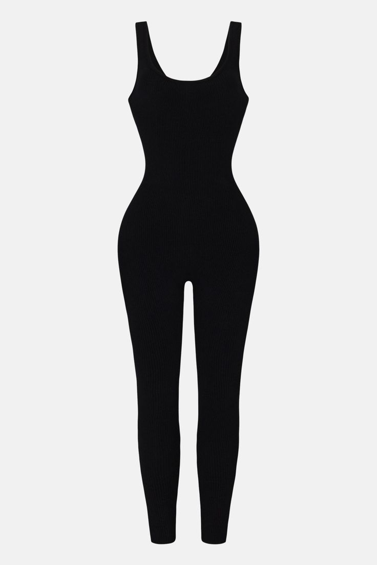 Ribbed Unitard