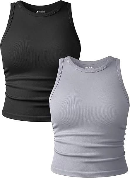 Ribbed High-Neck Tanks